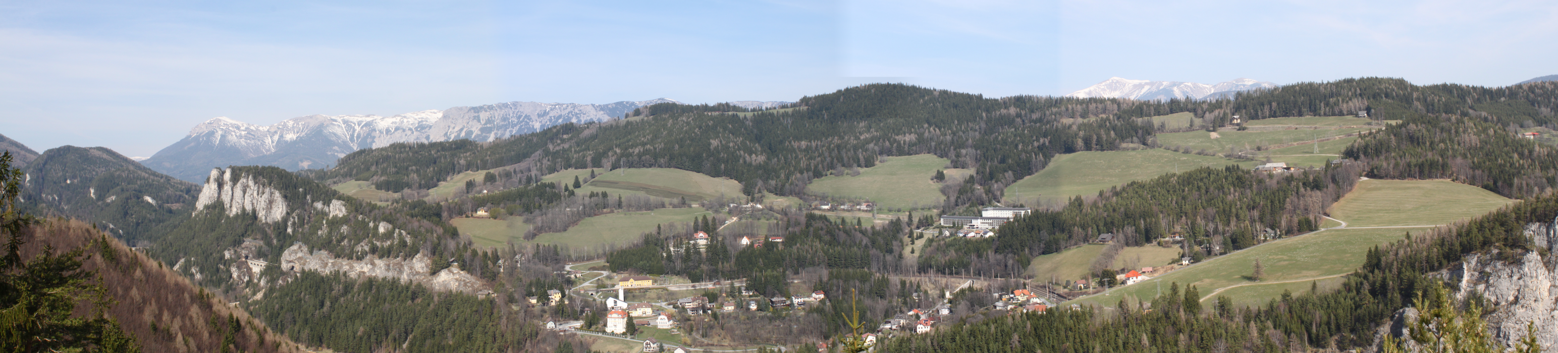 Abbildung 4: Panorama von der Warte auf dem Doppelreiterkogel